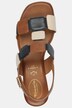Tamaris leren sandalen, meerkleurig, gesp, wijdte H