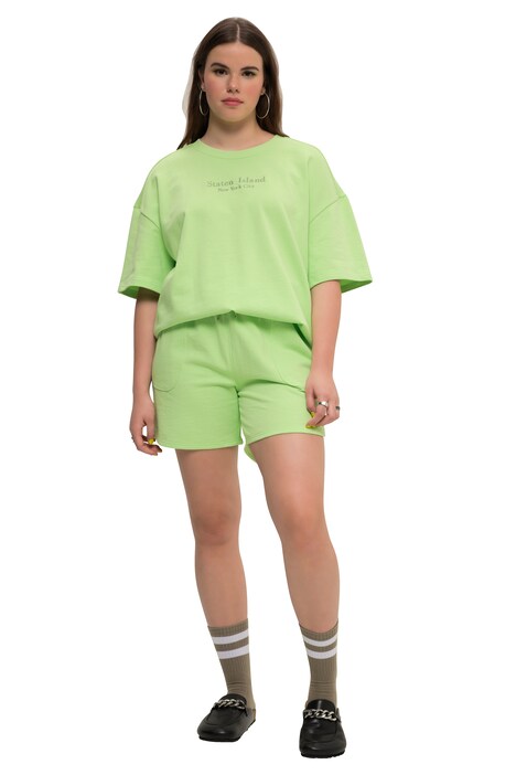 Teplákový set, krátký dvojdílný, oversize tričko, šortky