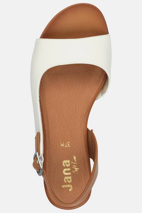 Sandales véganes Jana Shoes, en simili – largeur H
