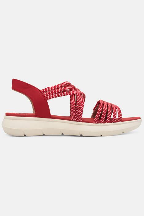 Sandaletten, Jana Shoes, Klettriegel, Weite H
