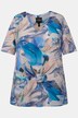 Slinkyshirt, A-form, V-udskæring, halværmer