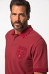Poloshirt, klederdracht, korte mouwen, piqué, klederdracht-borduurwerk, tot 8 XL