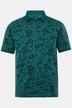 Polo JP 1880 en tissu piqué, manches courtes et motif à fleurs, style vintage - jusqu'au 8 XL