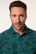 Polo JP 1880 en tissu piqué, manches courtes et motif à fleurs, style vintage - jusqu'au 8 XL