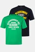 T-Shirts im 2er-Pack, Halbarm, Prints, bis 8XL