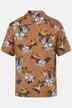 Overhemd, korte mouwen, print all-over, Cubaanse kraag, Cubaanse fit, tot 8XL