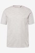 Gestreept overhemd, halve mouw, tot 8XL