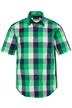 Kostkovaná košile, krátké rukávy, Kent límeček, Modern střih, do 8XL