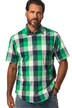 Kostkovaná košile, krátké rukávy, Kent límeček, Modern střih, do 8XL