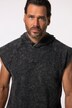 JAY-PI Sweatshirt, Bauchfit, Fitness, Kapuze, ärmellos, bis 7 XL