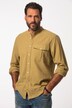 Hemd, Langarm, Leinenmix, Stehkragen, Modern Fit, bis 8 XL