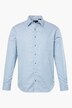 Stribet skjorte med lange ærmer, Kentkrave og moderne pasform, op til 8 XL