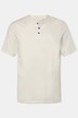Henley, media manga, cuello redondo con tapeta de botones, hasta la talla 8 XL