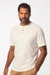Henley, media manga, cuello redondo con tapeta de botones, hasta la talla 8 XL