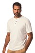 Henley, krátké rukávy, kulatý výstřih s knoflíkovou légou, do 8XL