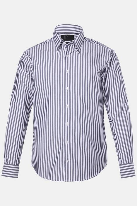 JP1880 Streifenhemd, Business, Langarm, verdeckter Buttondown-Kragen, Easy Care, Modern Fit, bis 8 XL