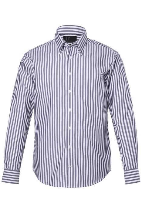 Pruhovaná košile, Business, dlouhé rukávy, skrytý límeček s knoflíky, Easy Care, Modern střih, do 8XL