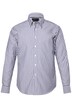 Pruhovaná košile, Business, dlouhé rukávy, skrytý límeček s knoflíky, Easy Care, Modern střih, do 8XL