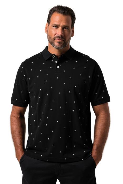 Polokošile, krátké rukávy, piké, drobný potisk, do 8XL