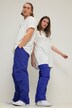 Pantalon d'aviateur unisexe. Jambe large et taille élastique. Plis aux genoux et cordons de serrage aux chevilles