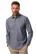 Business košile, dlouhé rukávy, drobný potisk, Kent límeček, Modern střih, do 8XL