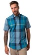 Kostkovaná košile, krátké rukávy, Kent límeček, Comfort střih, do 8XL