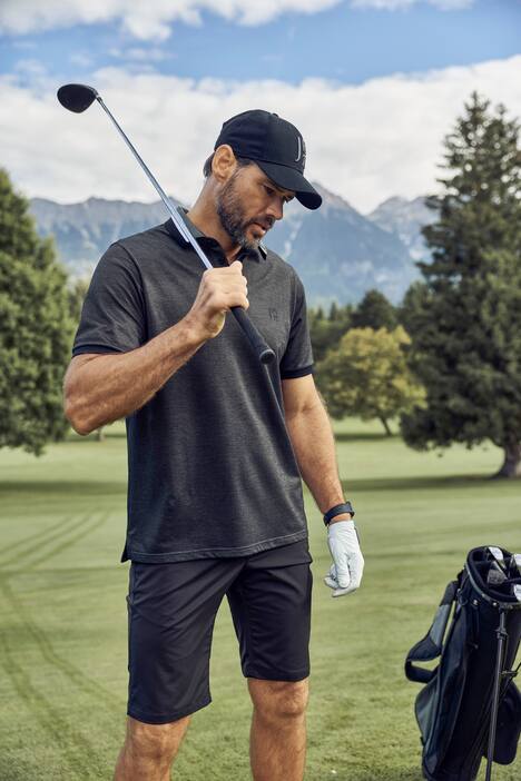 Polo JAY-PI TwoTone spécial golf, manches courtes et séchage QuickDry - jusqu'au 7 