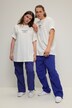 T-Shirt, oversized, Sunset Blvd. Print, rund hals, halværmer, unisex