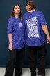 Tričko, oversize, skvrny, potisk na zádech, krátké rukávy, unisex