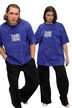 Tričko, oversize, skvrny, potisk na zádech, krátké rukávy, unisex