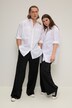 Oversized skjorte, skjortekrage, lange ermer, unisex