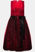 Dirndl, pitsiesiliina, kulmikas pääntie, hihaton