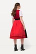 Dirndl, pitsiesiliina, kulmikas pääntie, hihaton
