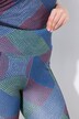 funktionelle 3/4-skileggings, hurtigtørrende genbrugsmateriale
