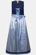 Abito tradizionale Dirndl smanicato con zip e scollo rettangolare