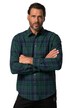 JAY-PI kostkovaná flanelová košile, kolekce outdoor, dlouhé rukávy, Kent límeček, Modern střih, do 7XL