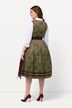 Dirndl, ornamenten, carréhals, mouwloos