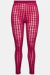 Mesh-leggings, flockprint, houndstooth