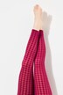 Mesh-leggings, flockprint, houndstooth
