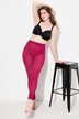 Mesh-leggings, flockprint, houndstooth
