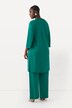 Slinky longshirt, piqué, tuniekhalslijn, 3/4-mouwen