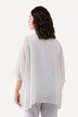 Tuniek, dubbelgelaagd, oversized, V-hals, halve mouwen