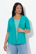 Two-in-One-Shirt, striber, rund hals, korte ærmer