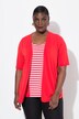 2-in-1 shirt, strepen, ronde hals, halve mouwen