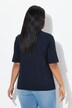 Two-in-One-Shirt, striber, rund hals, korte ærmer