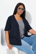 Two-in-One-Shirt, striber, rund hals, korte ærmer