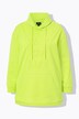 Genser/sweatshirt, 3D-preging, oversized, ståkrage, langermet