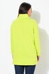 Genser/sweatshirt, 3D-preging, oversized, ståkrage, langermet