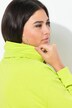 Genser/sweatshirt, 3D-preging, oversized, ståkrage, langermet