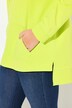 Genser/sweatshirt, 3D-preging, oversized, ståkrage, langermet